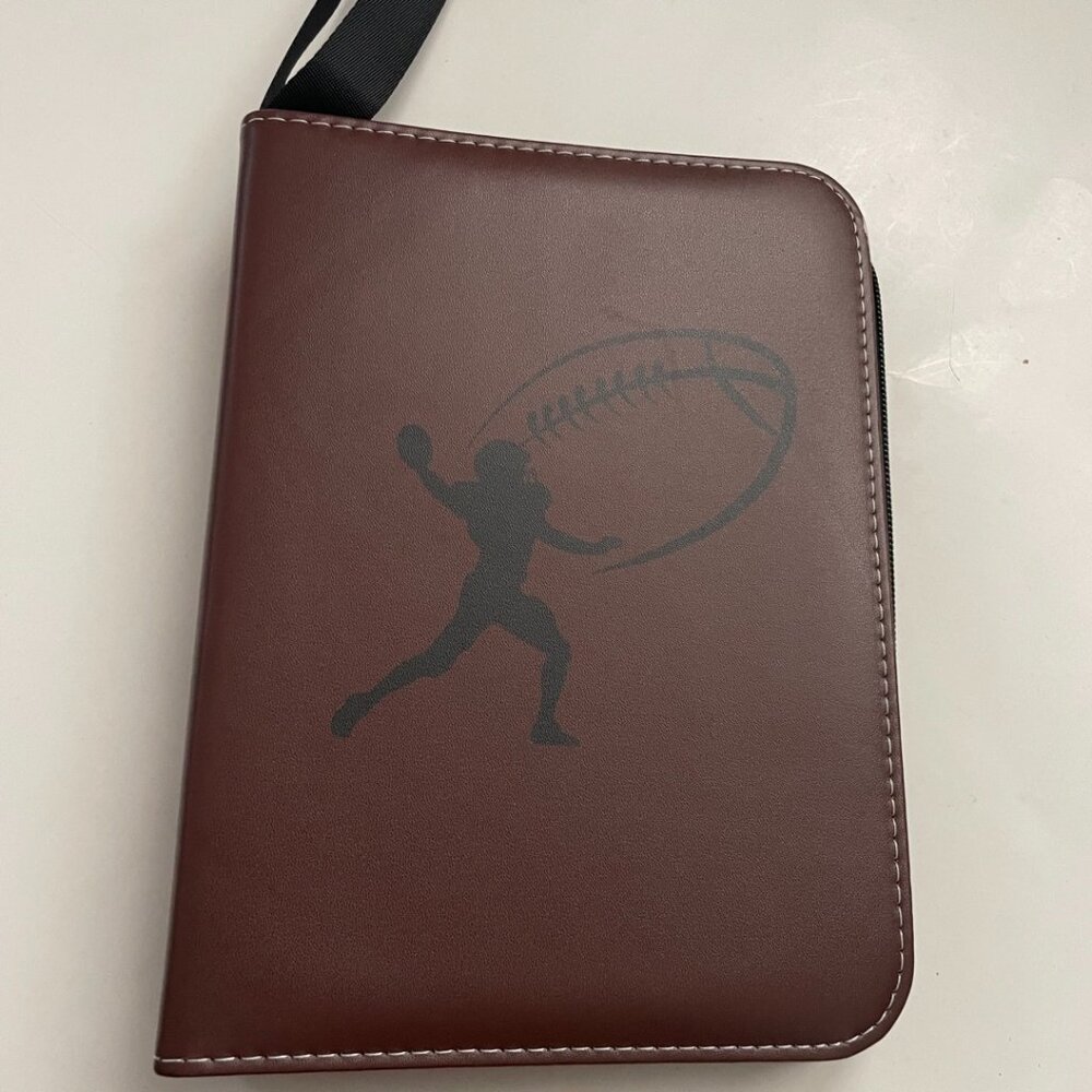 Football-Themed Trading Card Binder